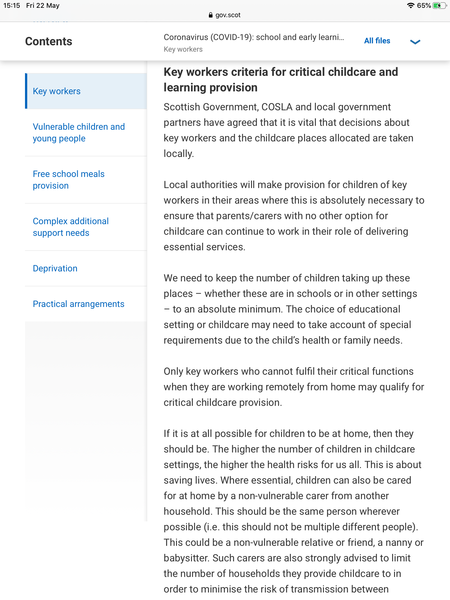 Childminders reopening