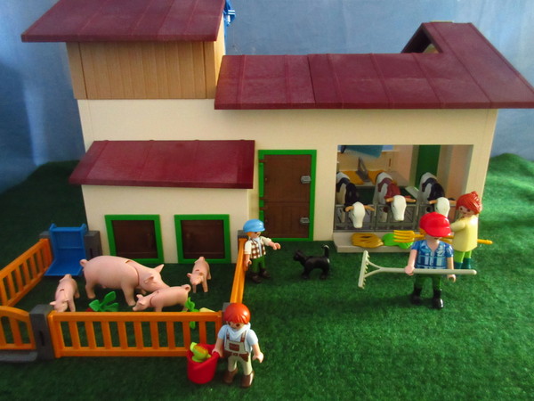 An outbreak of Covid-19 has occurred for the Playmobil people in our house...