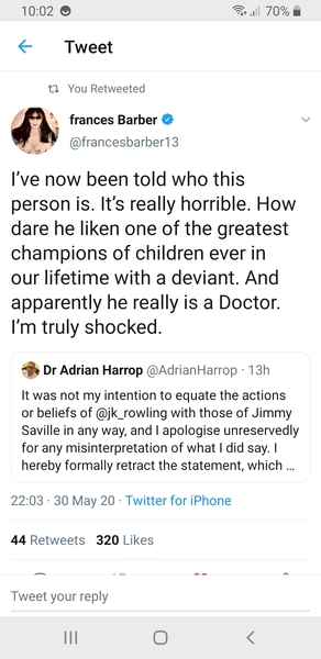 J K Rowling accused of being transphobic again *Title edited by MNHQ at OP's request*