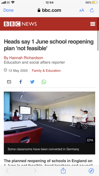 Unions blocking schools re-opening?