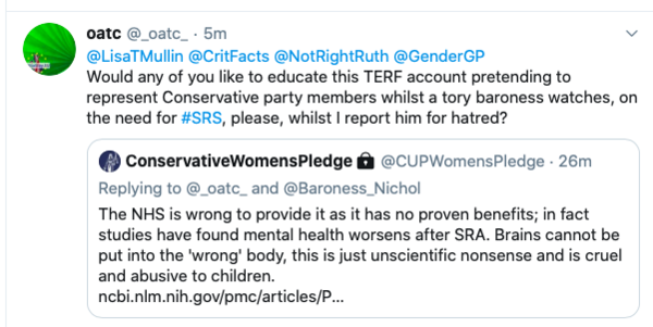 Baroness Nicholson on twitter