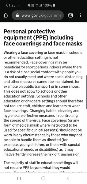 I'm really scared. Not allowed to wear a mask at work