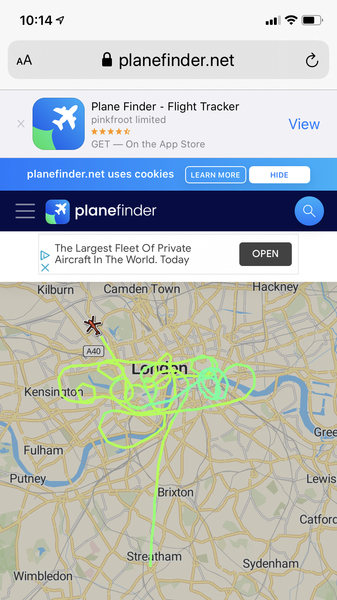 Red Arrows on Flight radar now...