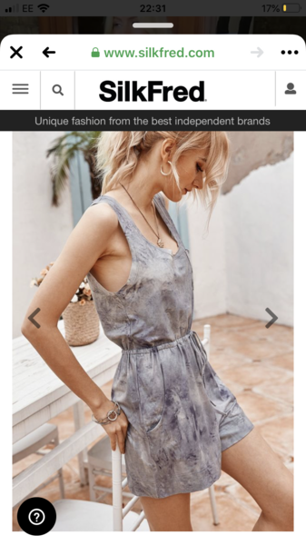 Sleeveless playsuit wanted