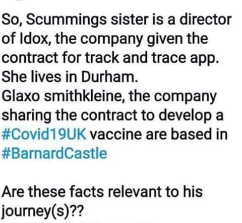 Cummings is taking questions later today