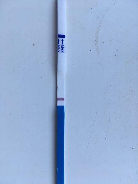 Very faint line?