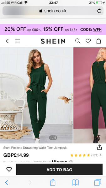 Jogger jumpsuit for 11yo