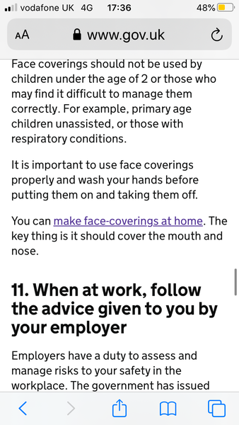 To not expect my children to wear masks?