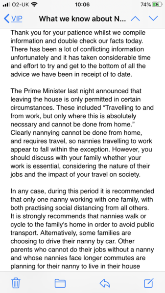 Nanny to other families