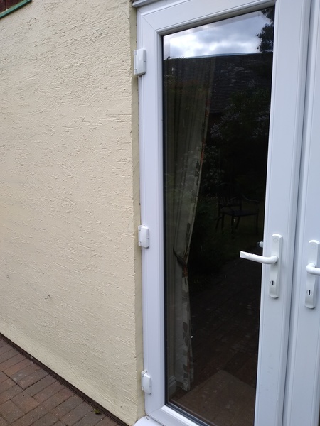 Adjusting UPVC doors