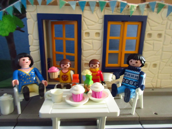 An outbreak of Covid-19 has occurred for the Playmobil people in our house...