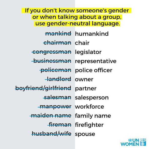 Unwomen at it again