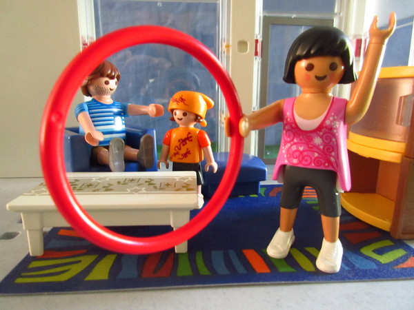 An outbreak of Covid-19 has occurred for the Playmobil people in our house...