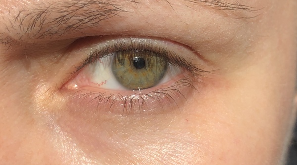 Properly violet or green eyes?