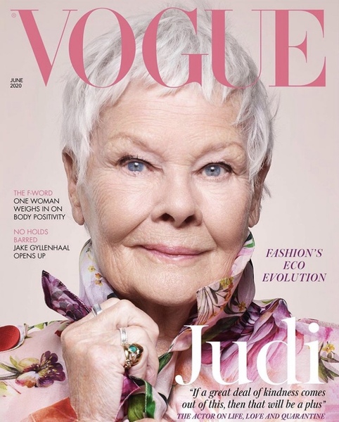 Judi Dench on the cover of Vogue!
