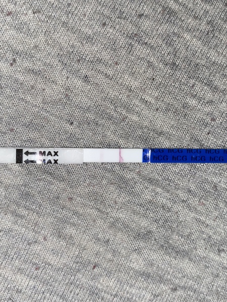 Faint positive or evap???