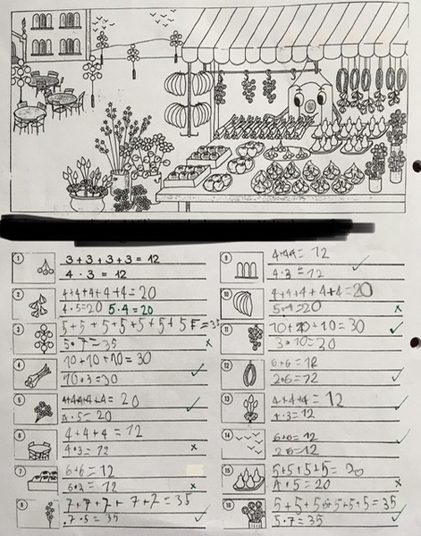 To not make DD correct her school work