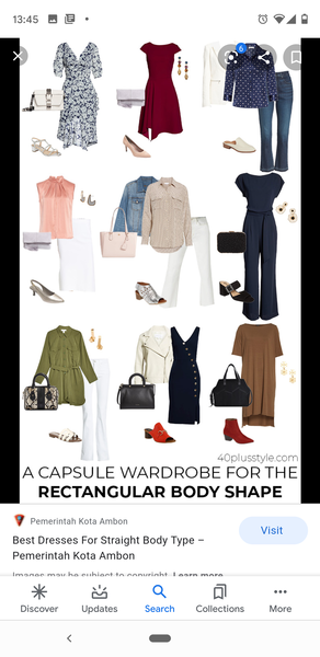 Dressing to suit body shape