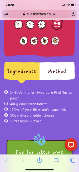 Weaning routine