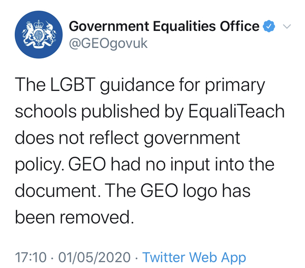 GEO logo used without permission on teaching resource
