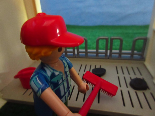 An outbreak of Covid-19 has occurred for the Playmobil people in our house...