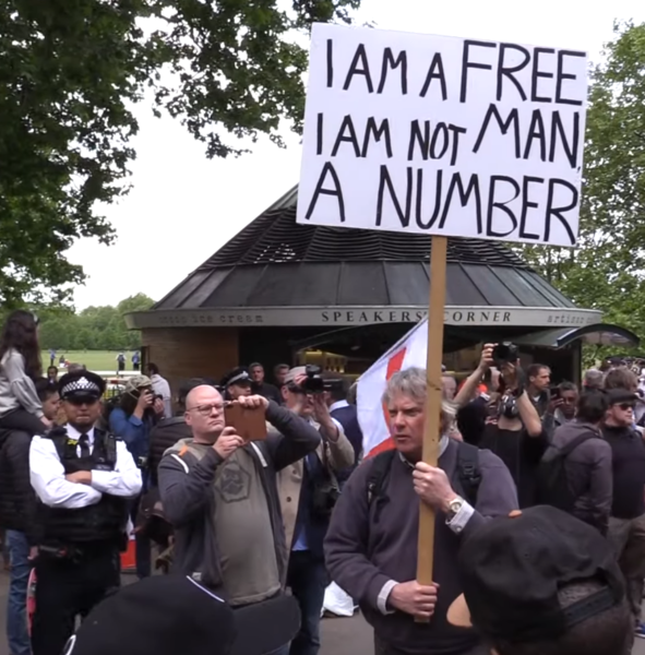 That's going well! The lockdown protest in Hyde Park