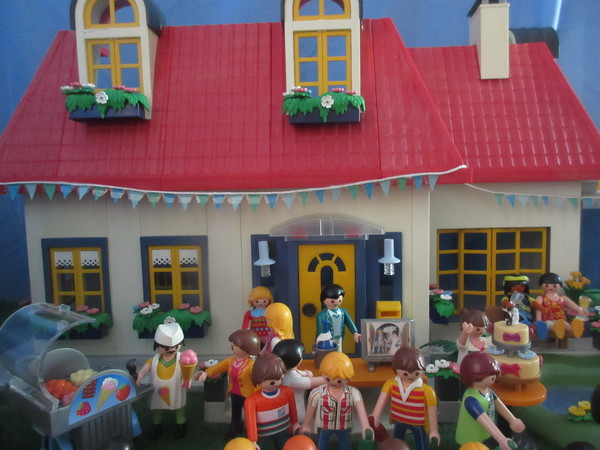 An outbreak of Covid-19 has occurred for the Playmobil people in our house...