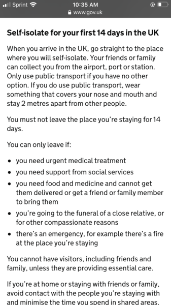 How will the 14 day travel quarantine be enforced?