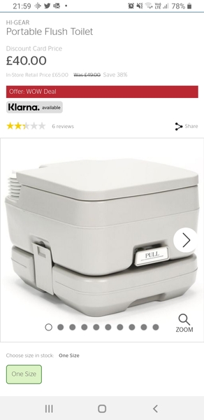 Camping/Travel toilet to use in the car?