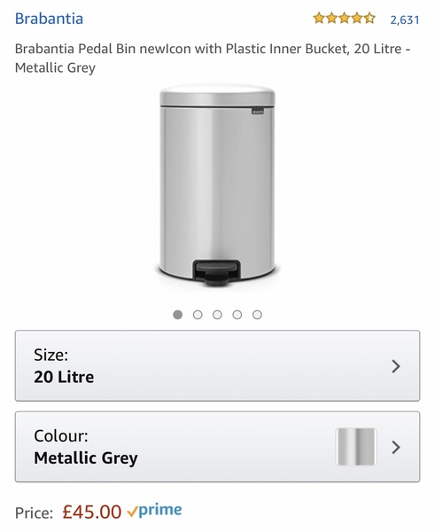 Get rid of the kitchen bin!!!