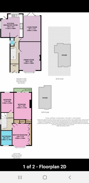 Is there space for an ensuite? Floor plan attached