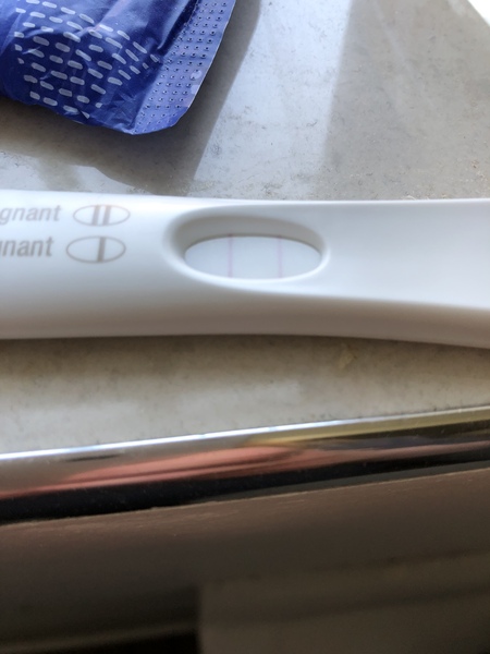 Late period-negative test