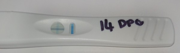 Is there a very faint line on this test?