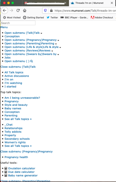 site not loading in firefox