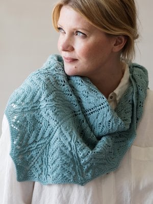 Shawl lace knitting marathon