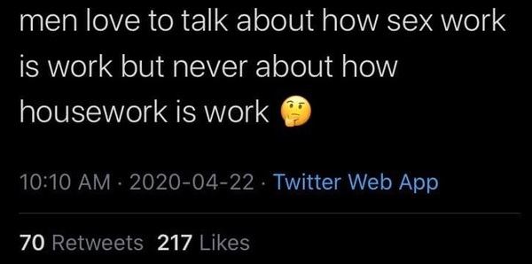 What is the moral difference between sex work and other forms of work?