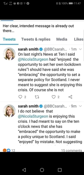 Should Sarah Smith be taken off air