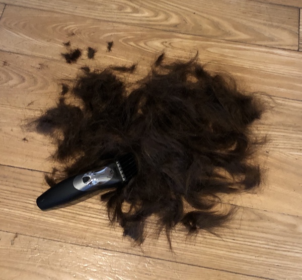 To give myself a buzz cut
