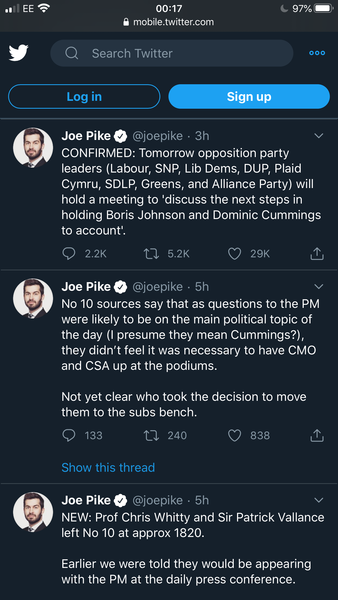 to think Dominic Cummings should go/thread 3