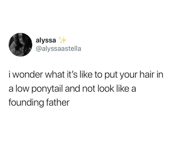 To think most people look better with their up?