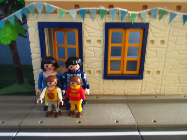 An outbreak of Covid-19 has occurred for the Playmobil people in our house...