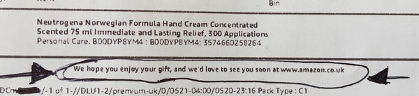Has amazon ever sent you hotel chocolat as an apology?