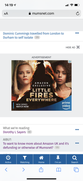 To want to know more about Amazon UK and it's defunding or otherwise of Mumsnet?