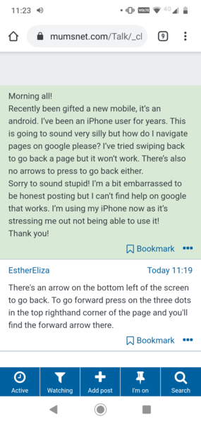 First time android user!