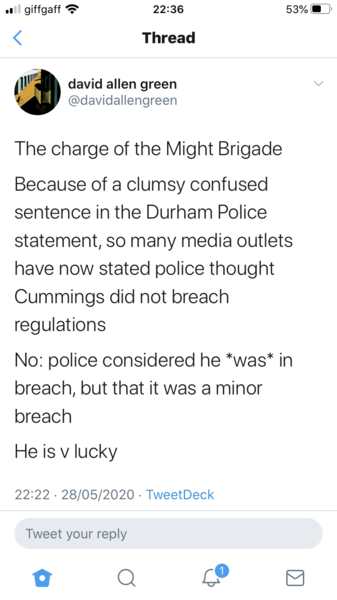If you were annoyed at Dominic Cummings before