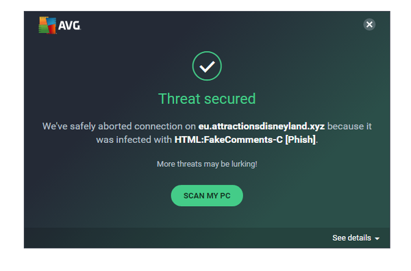 Disney plus malware alert