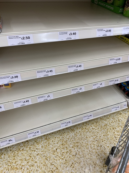 Frozen pea shortage