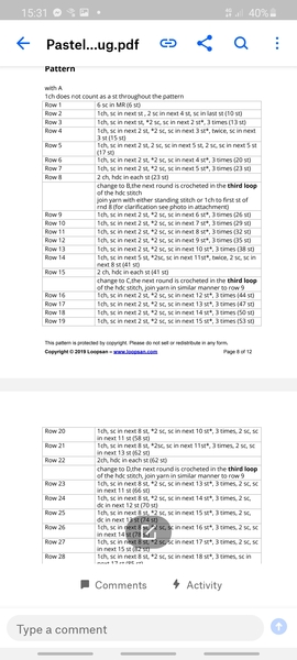 what am I doing wrong, crochet rainbow shape