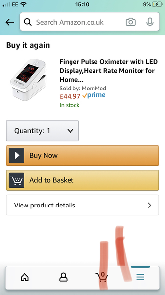 Do you have an pulse oximeter?