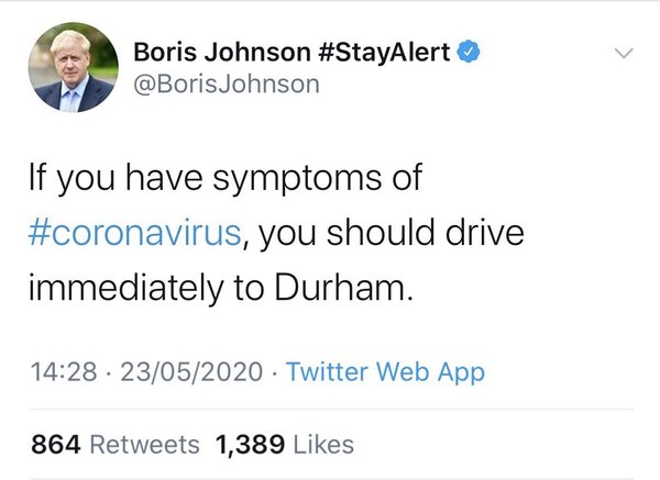 Boris is being unfurloughed for tonight's briefing